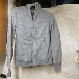 Lululemon 4 scuba hoodie grey
